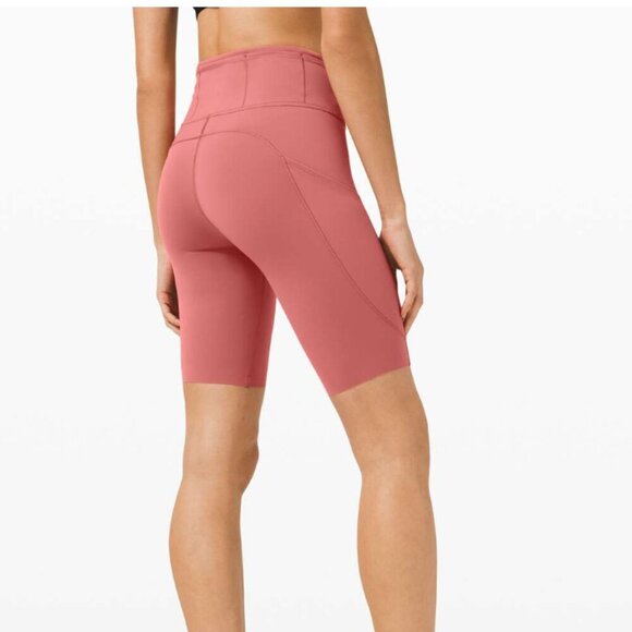 Lululemon Fast and Free Short 10" *Cool Cherry Tint - Picture 5 of 5